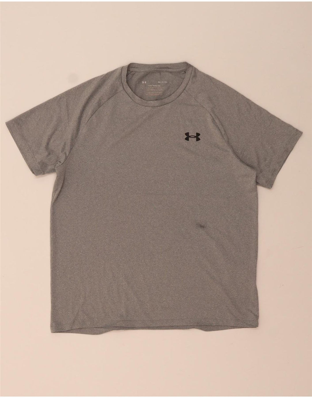 Męska koszulka o luźnym kroju Under Armour, mały, szary poliester