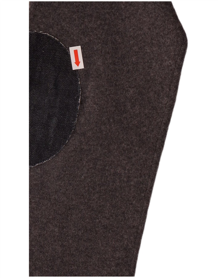 Sweter rozpinany chłopięcy GANT 13-14 lat XL, szara wełna owcza