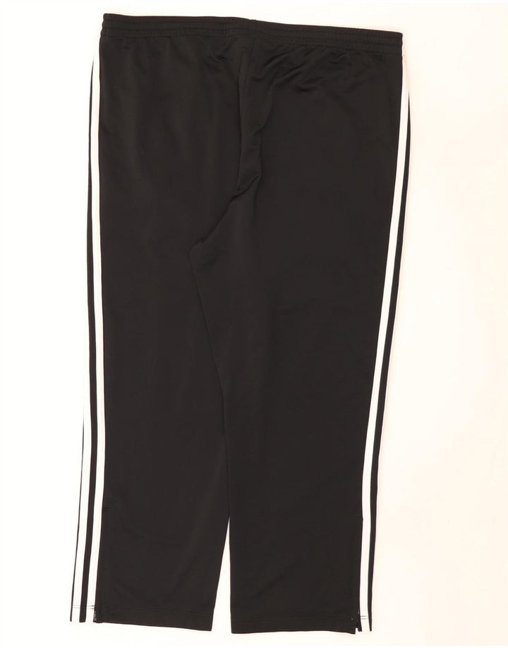 Męskie spodnie dresowe Adidas XL, czarne, poliestrowe