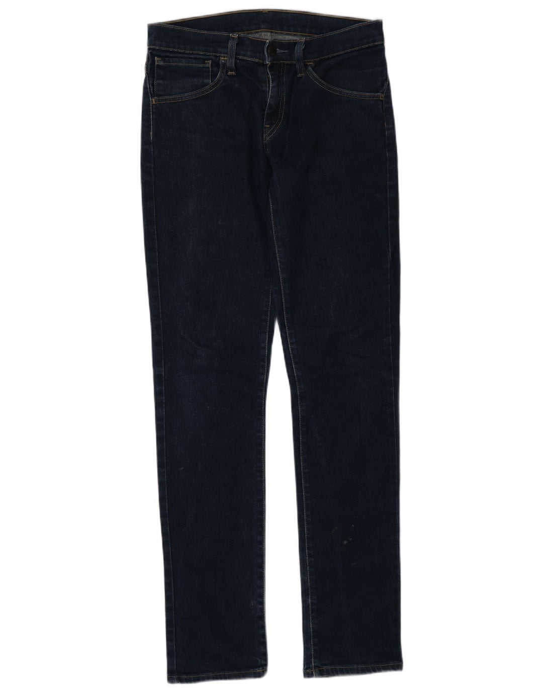 Damskie jeansy Levi's Slim W28 L34 Granatowa bawełna
