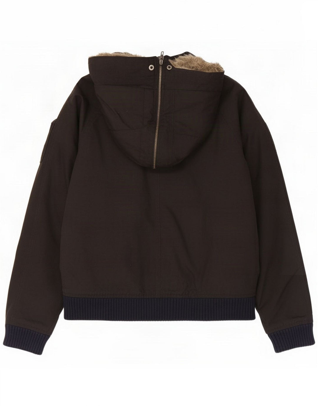Męska kurtka bomber z kapturem Woolrich UK 40 duża czarna Kolorblok