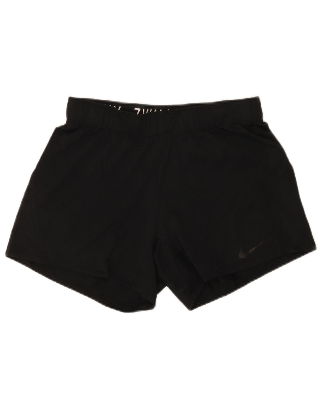 Damskie spodenki sportowe Nike Dri Fit UK 10, małe, czarne, poliestrowe