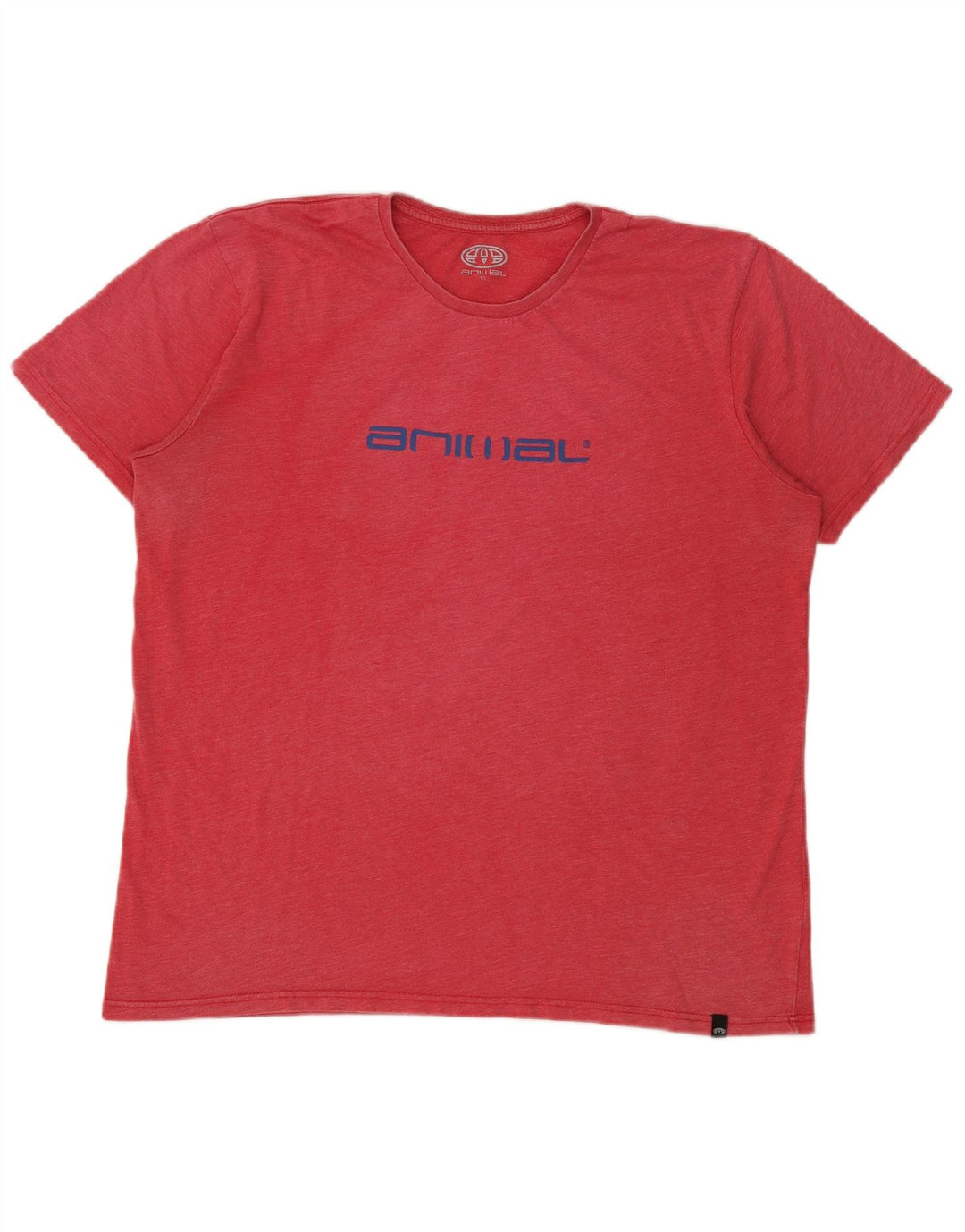 Męska koszulka z grafiką zwierzęcą, góra XL, czerwona bawełna