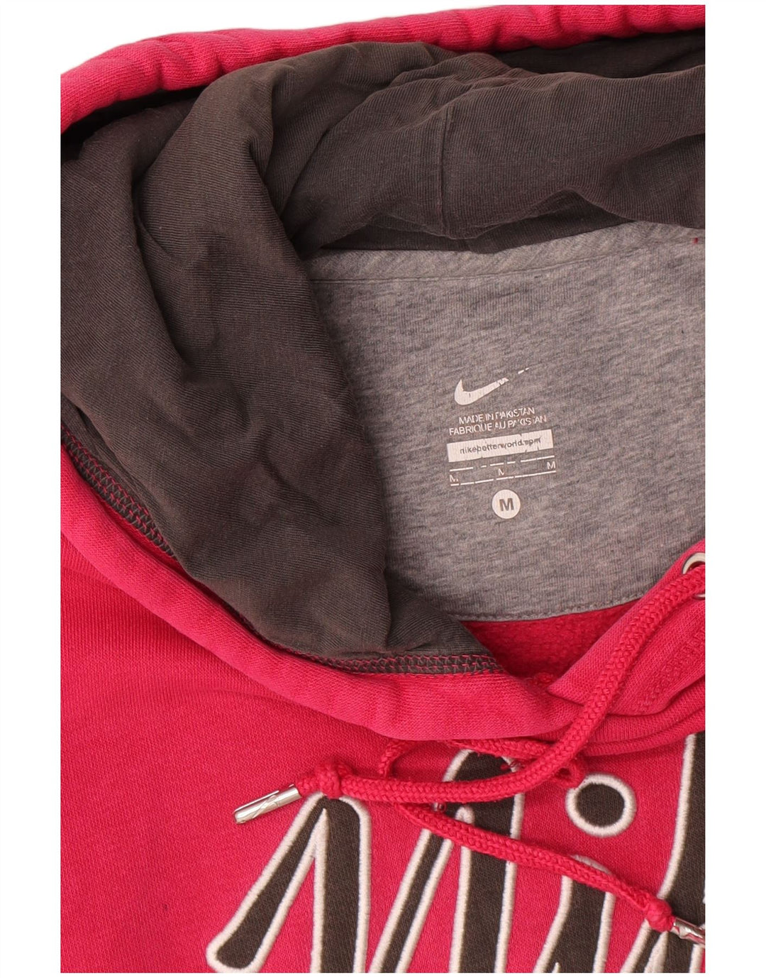 Męski sweter z kapturem Nike Graphic, średnio czerwony, bawełniany