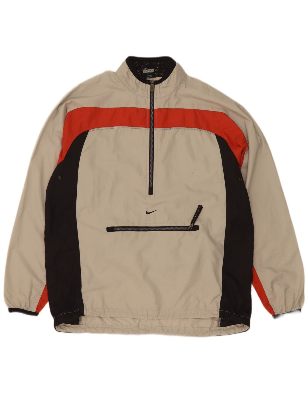 Damska bluza dresowa Nike US 12/14 z dużym beżowym blokiem kolorów
