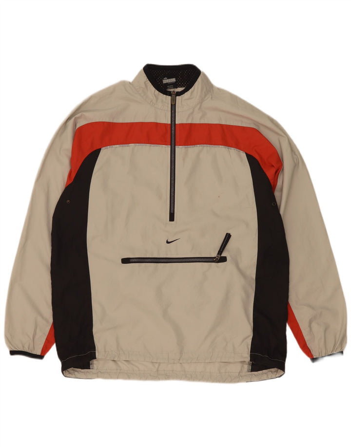 Damska bluza dresowa Nike US 12/14 z dużym beżowym blokiem kolorów