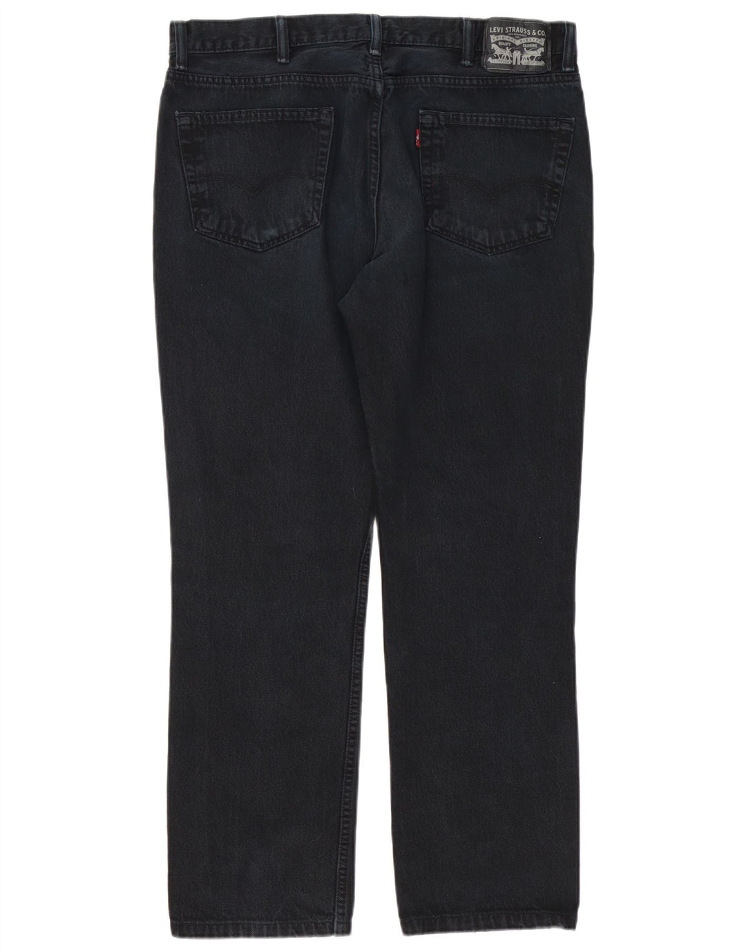 Męskie jeansy Levi's w trudnej sytuacji W38 L32, czarna bawełna