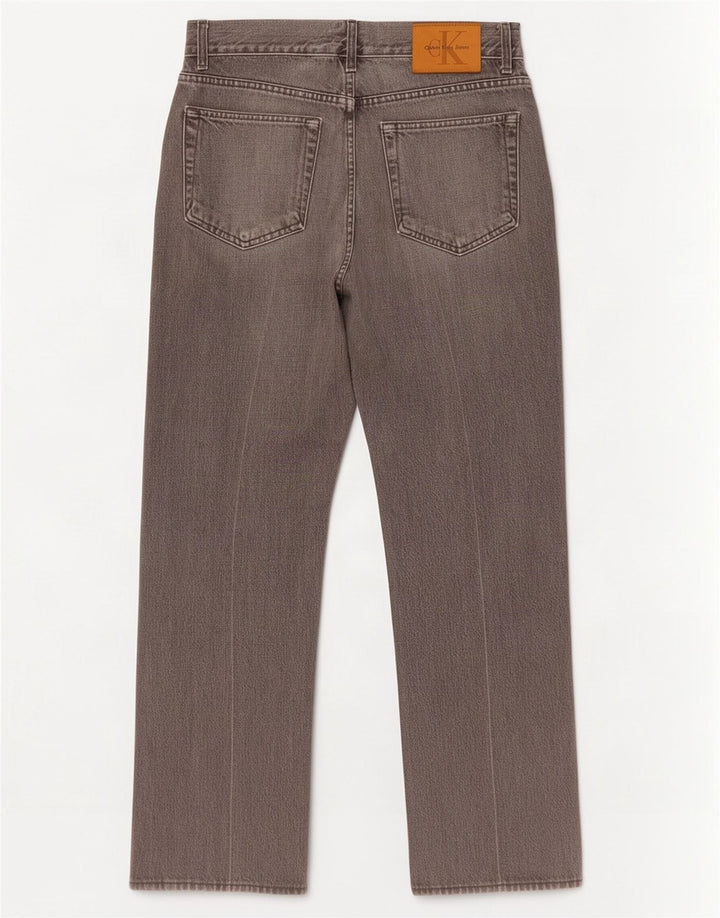 Męskie proste dżinsy Calvin Klein W30 L31 szare