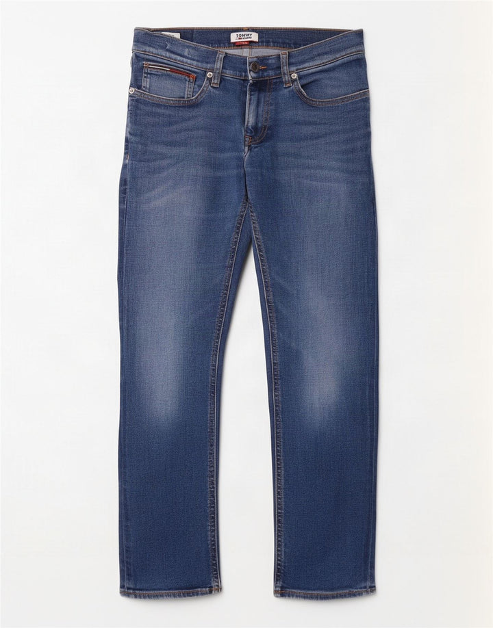 Męskie jeansy slim fit Tommy Hilfiger W31 L30 niebieskie