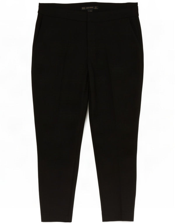 Damskie proste spodnie chino Zara XS W24 L22 czarne