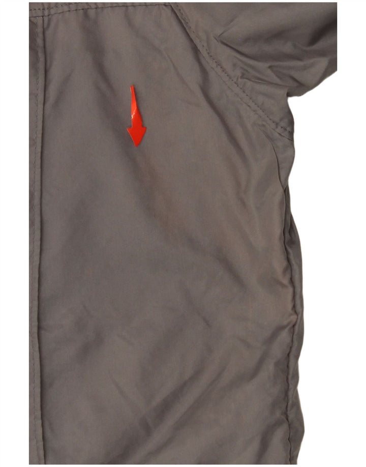 Męska kurtka dresowa LANDS END Średnioszary nylon