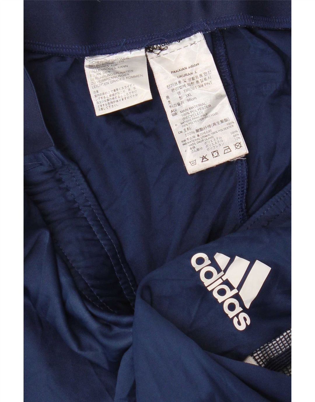 Spodenki sportowe Adidas Męskie Aeroready Bermudy, duże, granatowe, z poliestru
