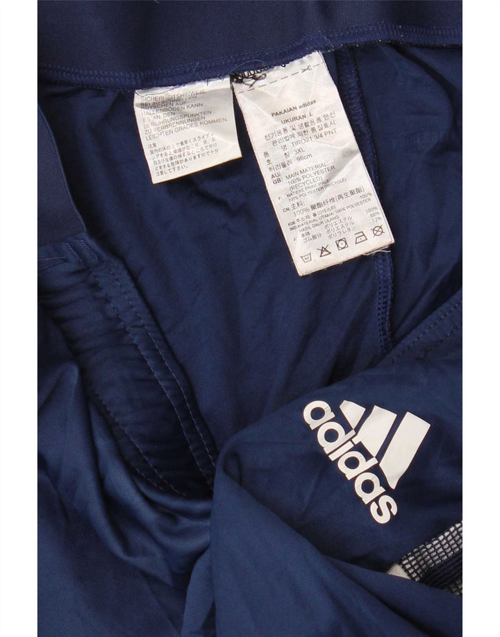 Spodenki sportowe Adidas Męskie Aeroready Bermudy, duże, granatowe, z poliestru