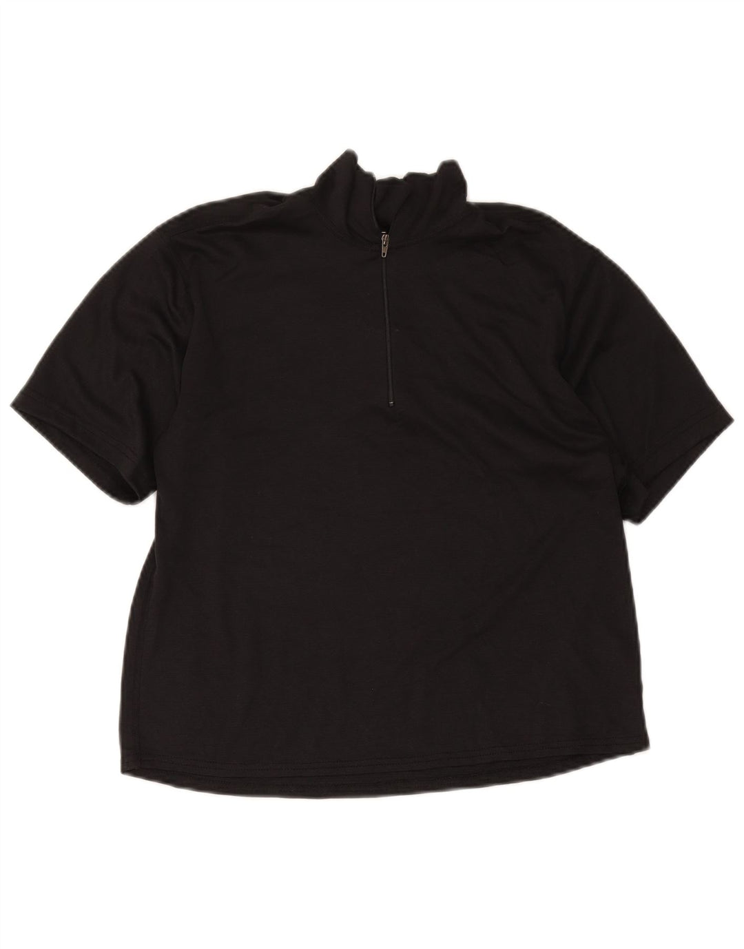 Damski T-shirt Patagonia z zamkiem błyskawicznym, UK 14, średni czarny poliester