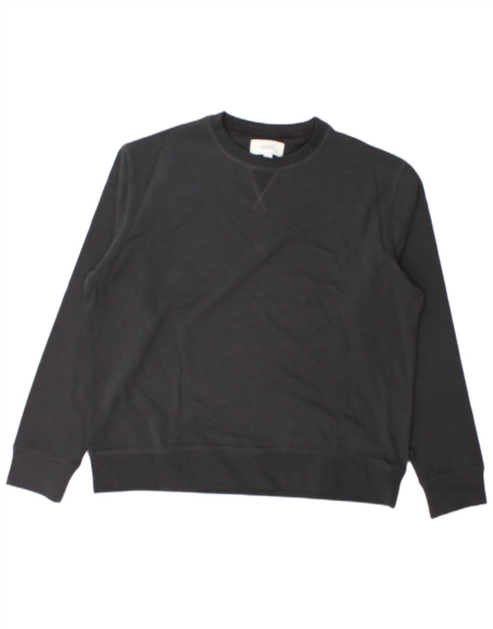 MARKS & SPENCER Męski sweter XL, czarny, bawełniany