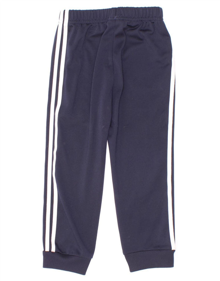 Adidas Chłopięce Spodnie Dresowe Joggery 2-3 Lat Granatowe Poliester