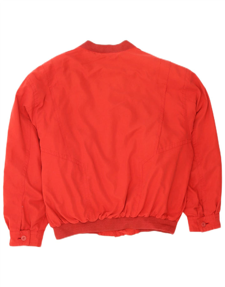Vintage męska kurtka bomber UK 40 duża czerwona