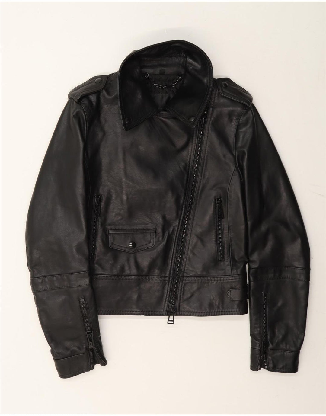 Damska skórzana kurtka motocyklowa Belstaff IT 38 XS czarna
