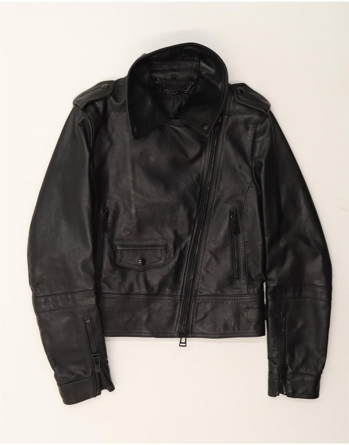 Damska skórzana kurtka motocyklowa Belstaff IT 38 XS czarna