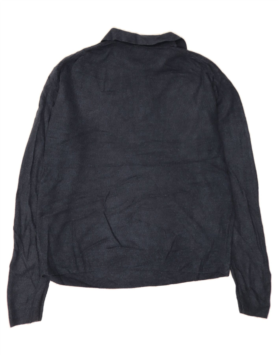 DOCKERS Mens Polo Neck Jumper Sweater Large Navy Blue Acrylic Vintage Dockers and Second-Hand Dockers from Messina Hembry 
