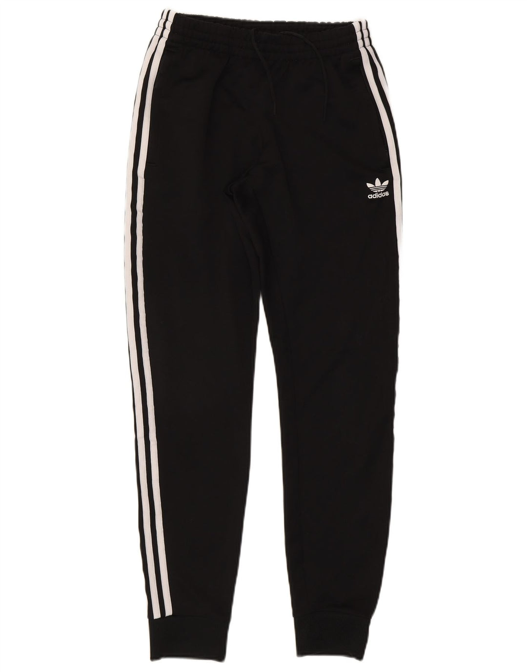 ADIDAS Mens Tracksuit Trousers Joggers Small  Black Polyester