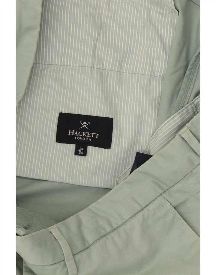 Męskie spodenki chino Hackett XL W38, zielona bawełna