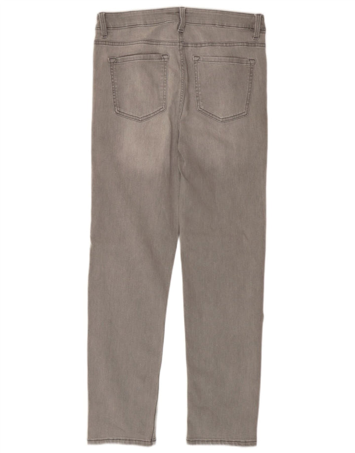 Marks & Spencer Damskie The Sienna Straight Jeans UK 12 Medium W30 L29 Szare