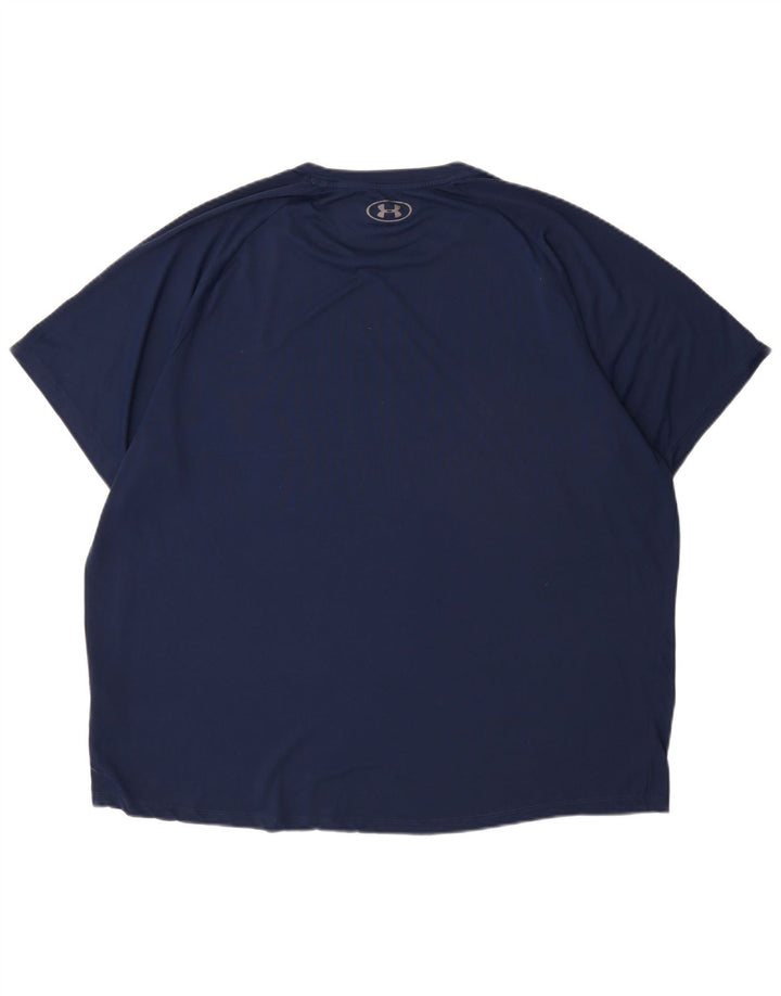 Koszulka męska Under Armour Top 2XL, granatowa, poliester