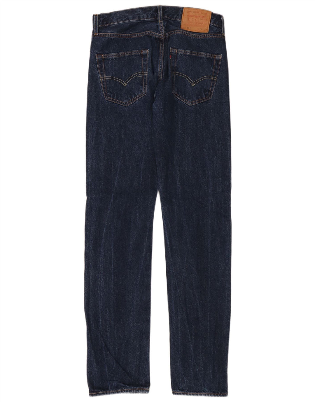 Męskie jeansy Levi's 501 Straight W28 L32 Niebieskie bawełniane