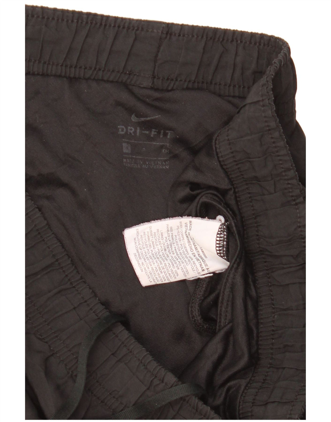 Damskie spodenki sportowe Nike Dri Fit UK 10, małe, czarne, poliestrowe