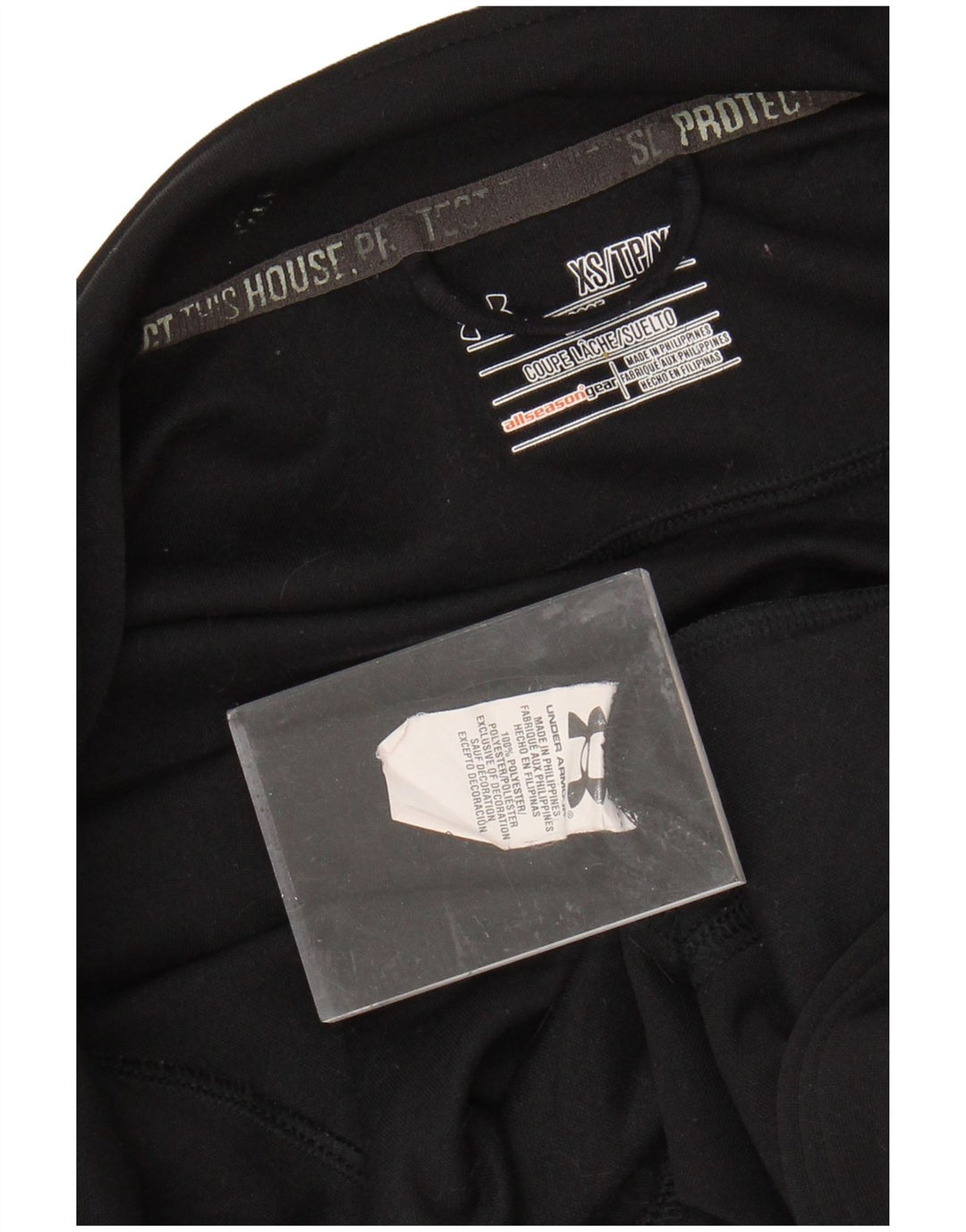 Męska kurtka dresowa Under Armour z grafiką XS, czarna, poliestrowa