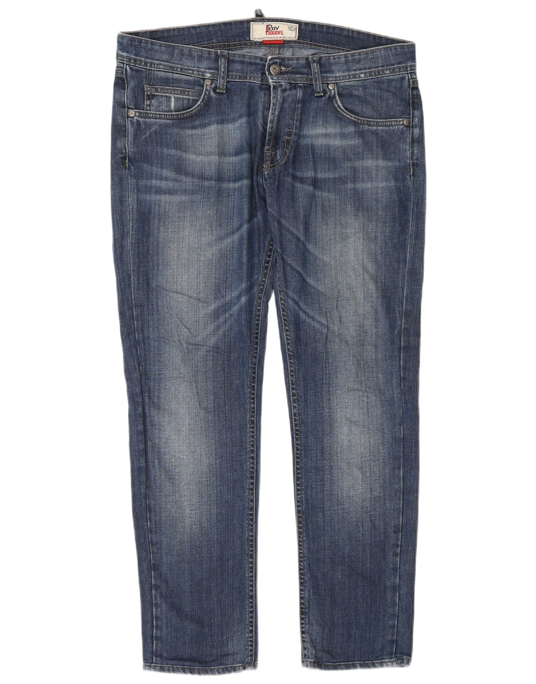 Damskie jeansy slim Roy Rogers W32 L28 Niebieskie bawełniane