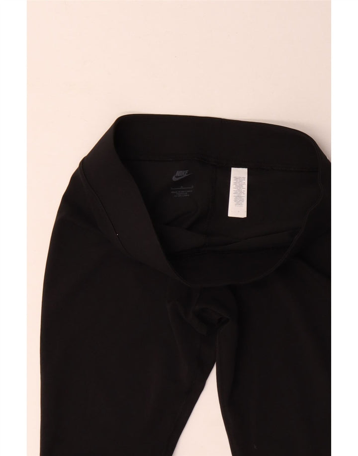 Legginsy damskie Nike UK 14, duże, czarne, bawełniane
