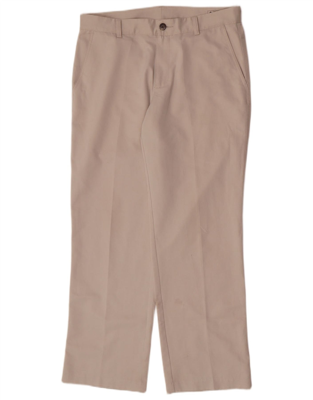 Adidas Męskie Proste Spodnie Chino W32 L30 Beżowy Poliester