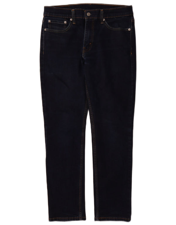 Męskie jeansy Levi's 511 Slim W32 L30 Granatowa bawełna