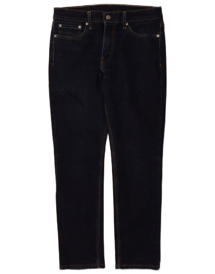 Męskie jeansy Levi's 511 Slim W32 L30 Granatowa bawełna