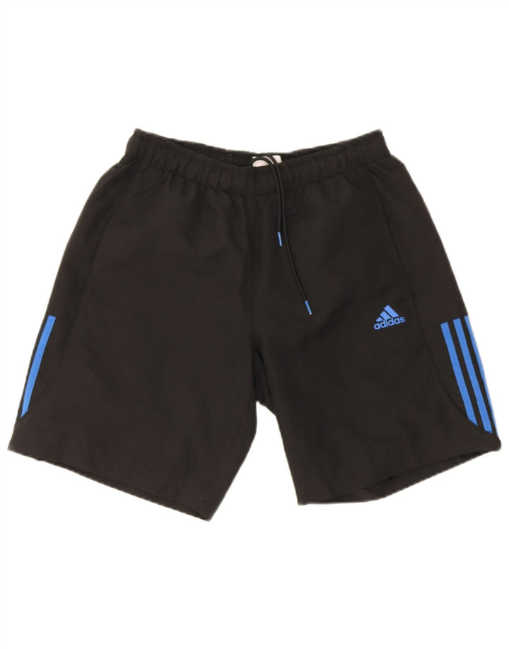 Męskie spodenki sportowe Adidas Climalite, średni czarny poliester