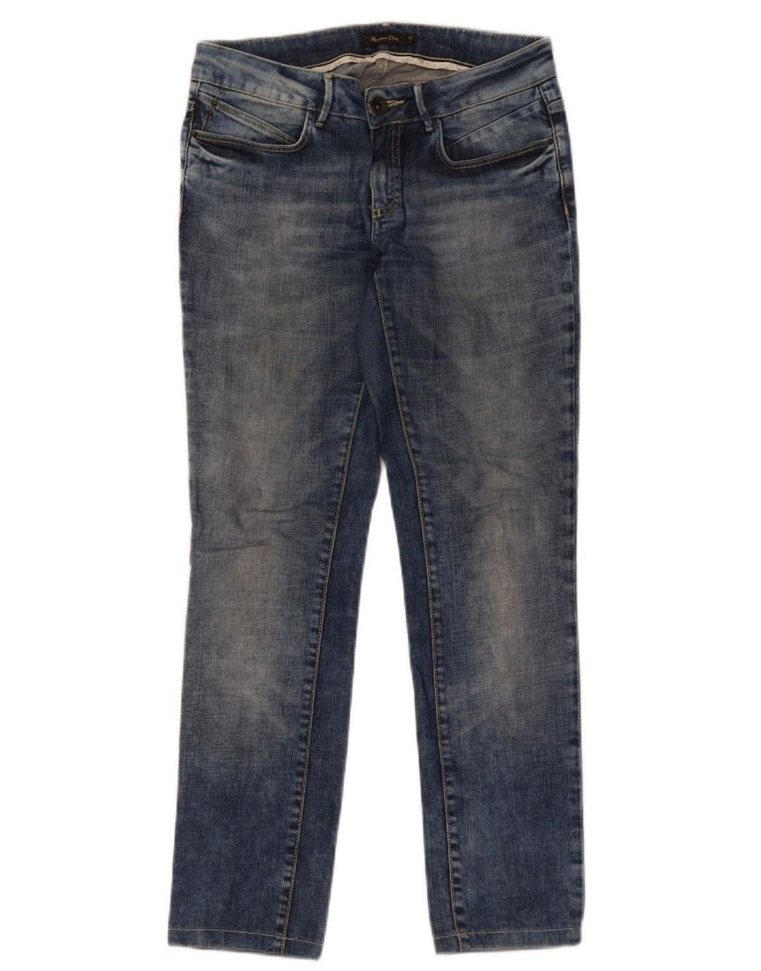 Jeansy damskie Massimo Dutti W28 L29 Niebieskie bawełniane