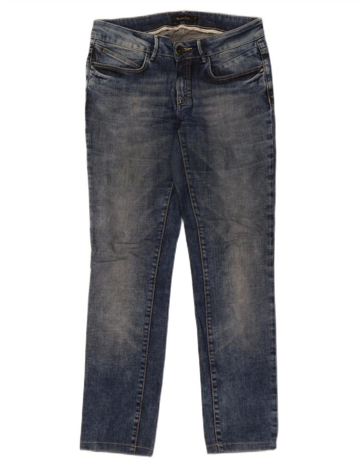 Jeansy damskie Massimo Dutti W28 L29 Niebieskie bawełniane