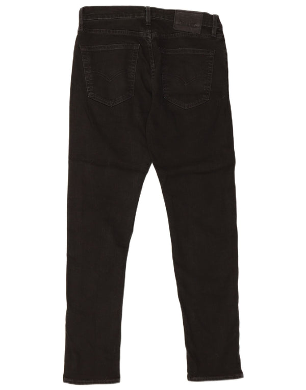 Męskie jeansy slim fit Levi's W31 L32 Czarna bawełna