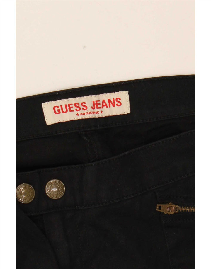 Damskie spodnie cargo Guess Bootcut W31 L32 Czarne bawełniane