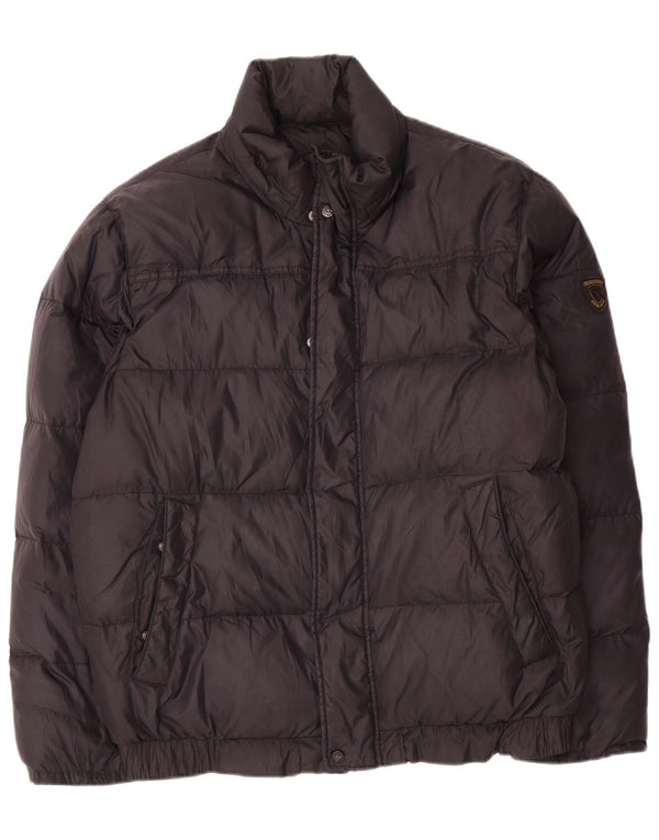 Męska ocieplana kurtka Diadora UK 40, duża, czarna nylonowa