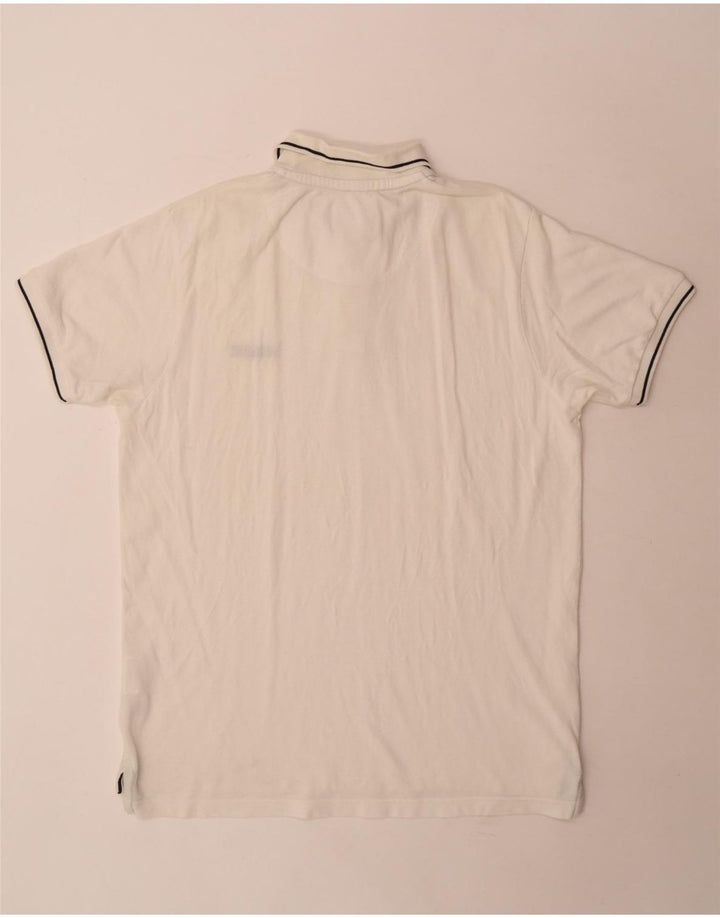 Męska koszulka polo XL Woolrich, biała, bawełniana