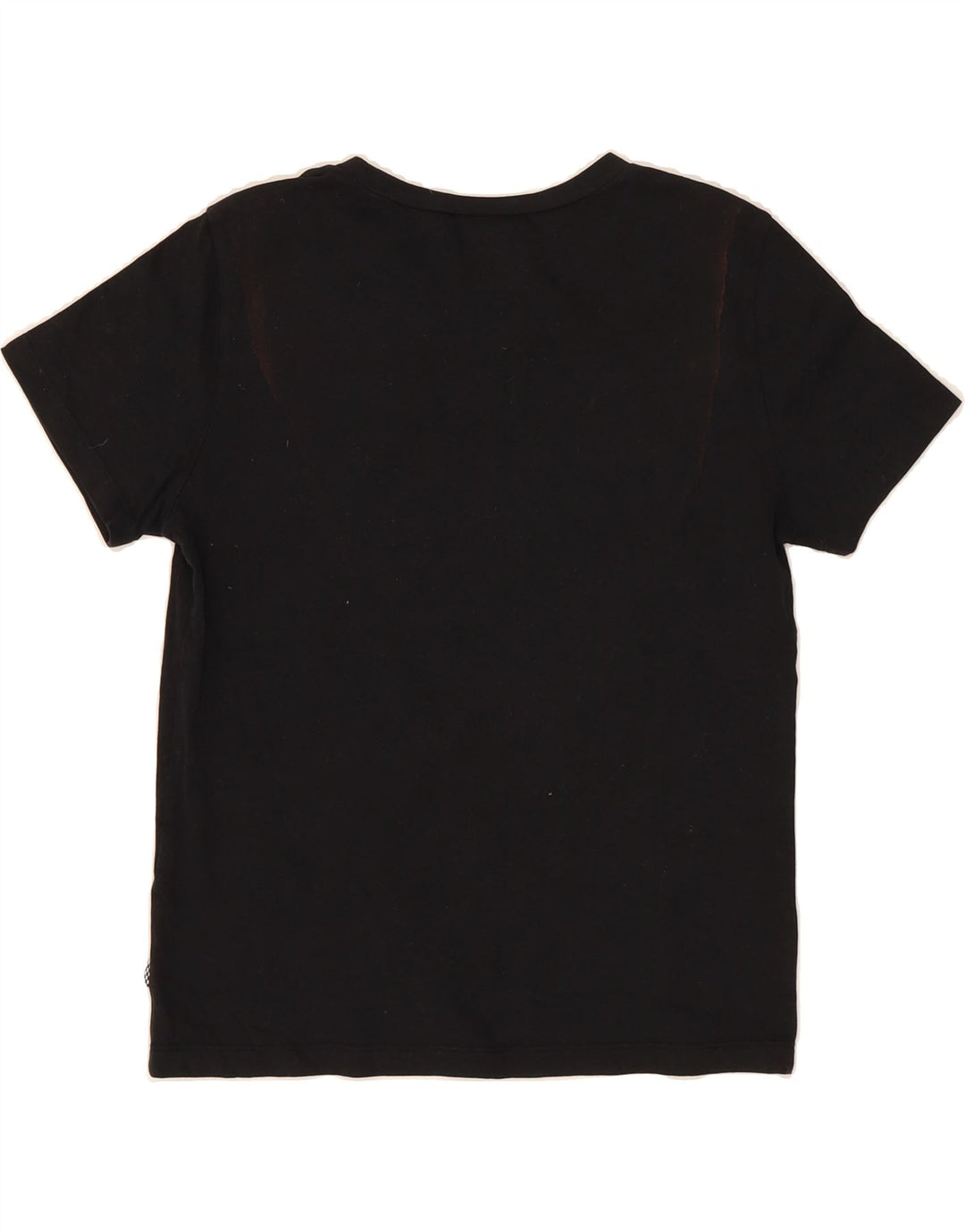 VANS Womens Graphic T-Shirt Top UK 12 Medium Black Cotton Vintage Vans and Second-Hand Vans from Messina Hembry 