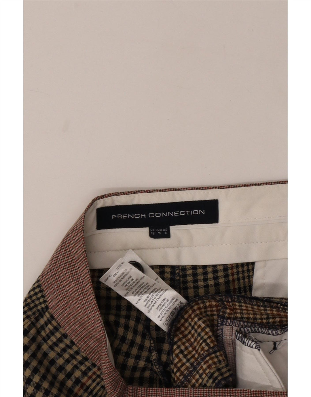 Damskie spodnie chino French Connection UK 12 Medium W32 L28 Wielokolorowe