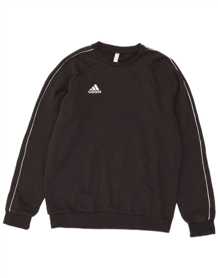 Bluza męska ADIDAS, duża, czarna, bawełniana