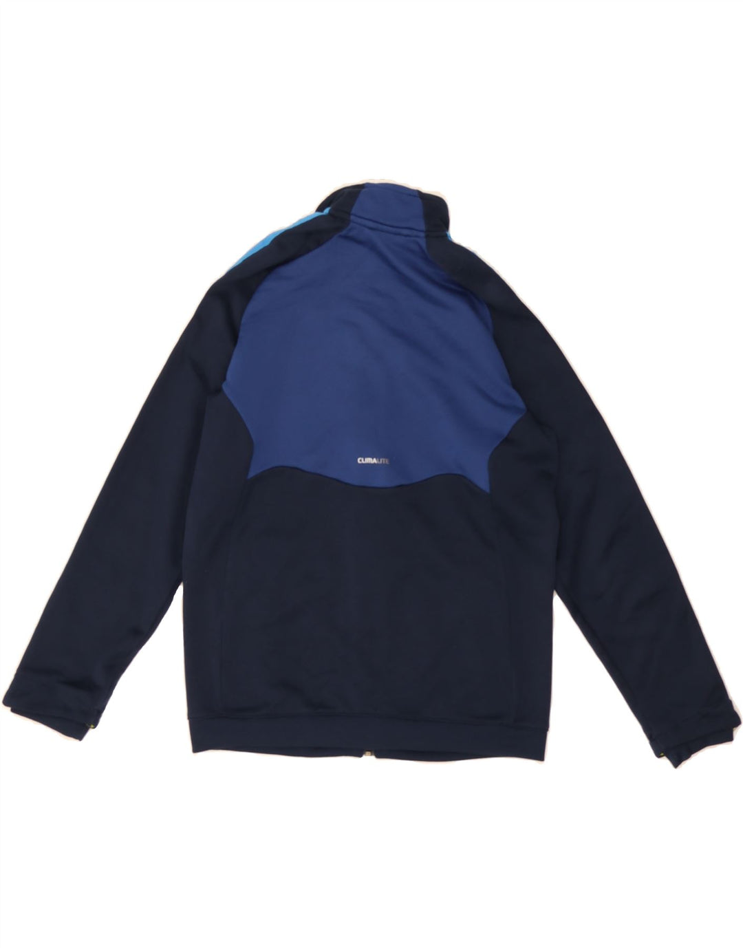 ADIDAS Boys Climalite Tracksuit Top Jacket 11-12 Years Navy Blue Vintage Adidas and Second-Hand Adidas from Messina Hembry 