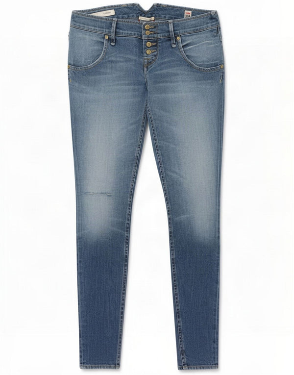 Cycle Womens Skinny Jeans W30 L31 Blue Cotton