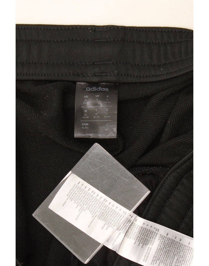 Damskie spodnie dresowe ADIDAS Joggers UK 20/22 XL Czarny poliester