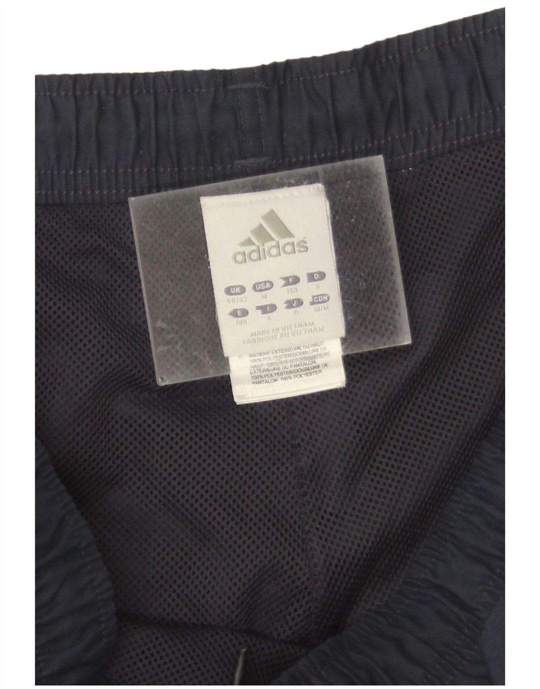 Męskie spodnie dresowe Adidas Joggers UK 40/42 Średni granatowy poliester